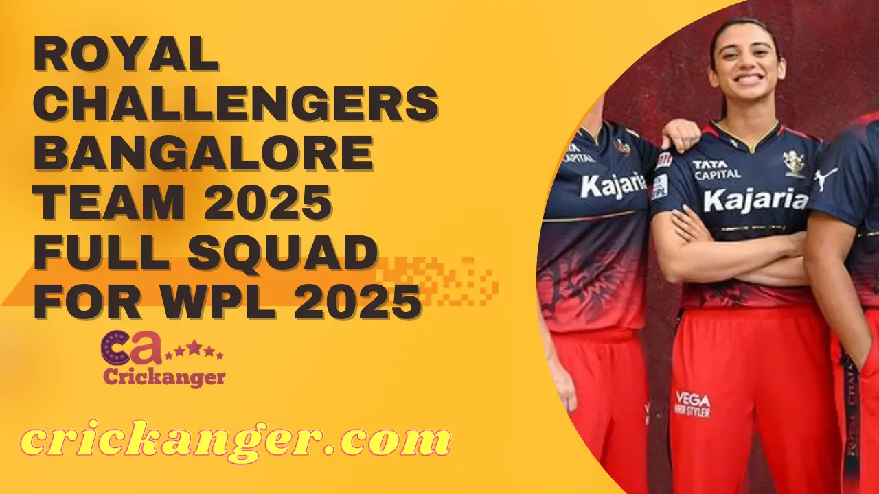 Women IPL 2025 RCB Team Players List